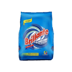 Brillante detergente con blanquador