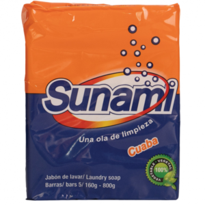 Sunami jabon lavar cuaba