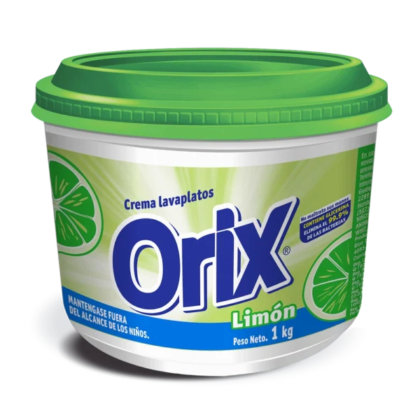 Orix crema lavaplatos limon